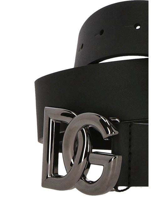 DG logo-buckle leather belt Dolce & Gabbana | BC4644AX6228V363